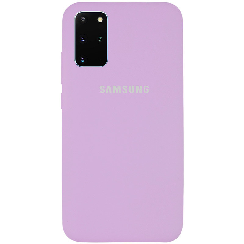 Чохол Silicone Cover Full Protective (AA) на Samsung Galaxy S20+ (Бузковий / Lilac)