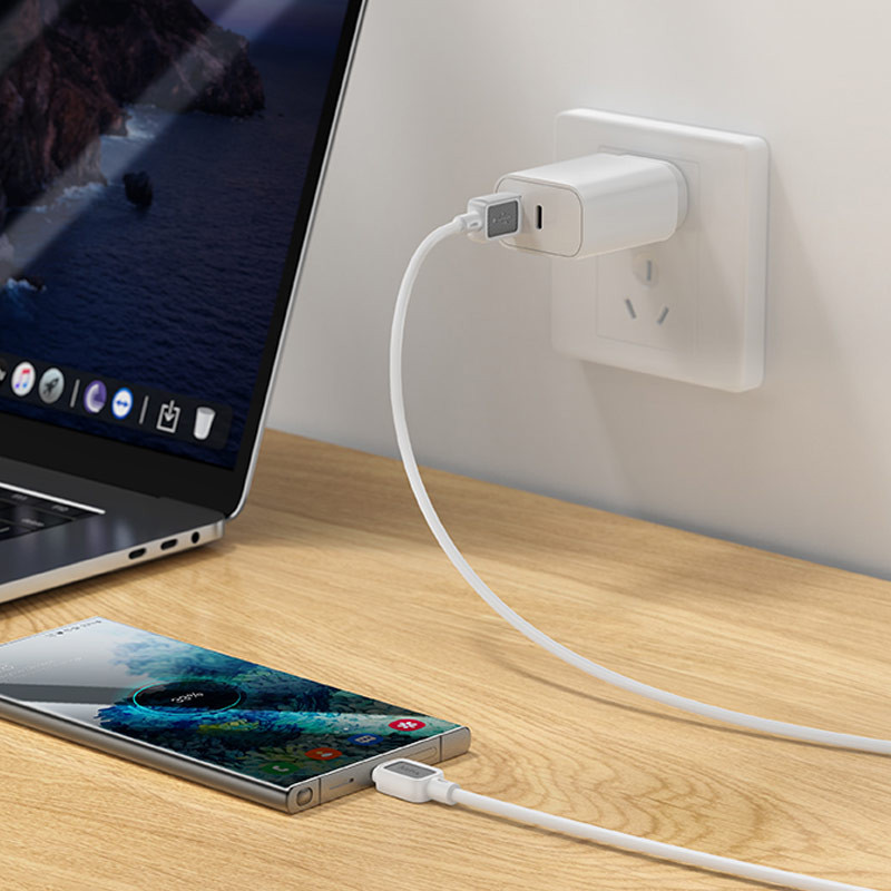 Фото Дата кабель Hoco X108 Benefit USB to Type-C 3A (1m) (White) в магазине vchehle.ua