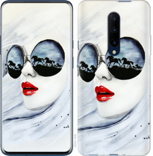 

Чехол Девушка акварелью для OnePlus 8 916361