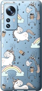 

Чехол Единорог и кофе для Xiaomi 12 1607284