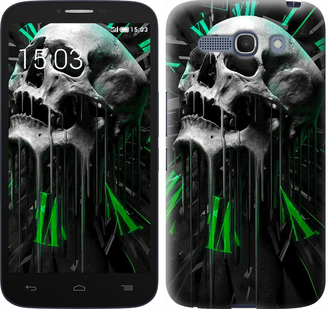 

Чехол Череп-часы для Alcatel One Touch POP C9 658656