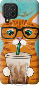 Чехол Зеленоглазый кот в очках для Samsung Galaxy M62