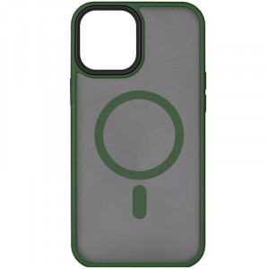 TPU+PC чохол Metal Buttons with Magnetic Safe на Apple iPhone 15 (6.1")