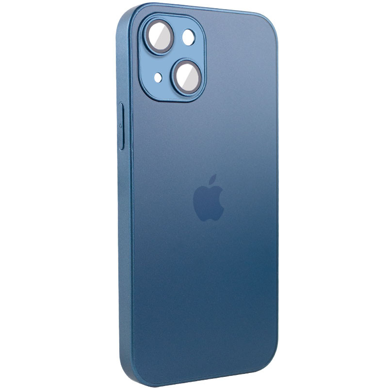 Фото Чехол TPU+Glass Sapphire matte case для Apple iPhone 13 (6.1") (Navy Blue) на vchehle.ua