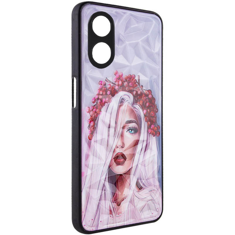 TPU+PC чехол Prisma Ladies для Oppo A58 4G (Ukrainian Girl)