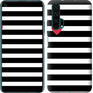 

Чохол Чорно-білі смуги на Huawei Honor 20 Pro 752055