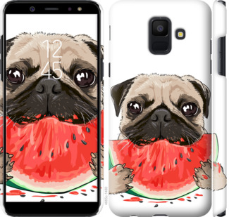 

Чехол Мопс и арбуз для Samsung Galaxy A6 2018 843442