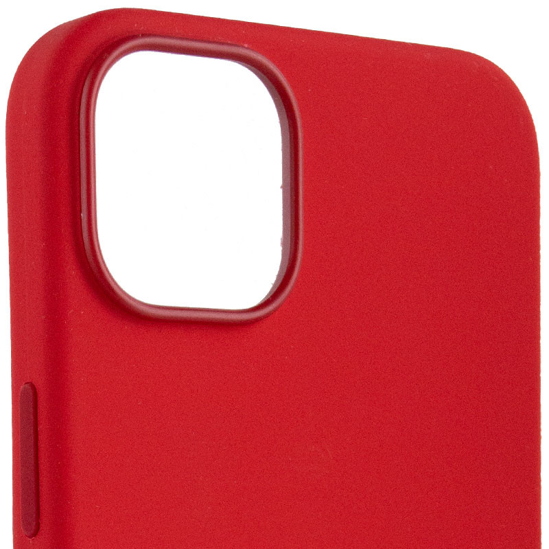 Фото Уценка Чехол Silicone case (AAA) with Magsafe для Apple iPhone 14 Pro Max (6.7") (Дефект упаковки / Красный / Red) в магазине vchehle.ua