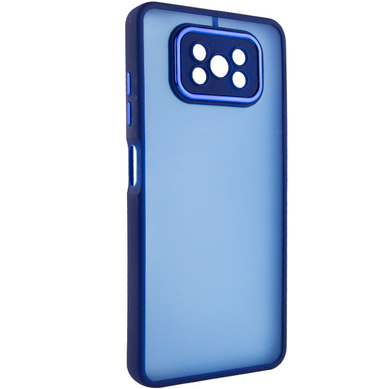 TPU+PC чехол Accent для Xiaomi Poco X3 NFC / Poco X3 Pro (Blue)