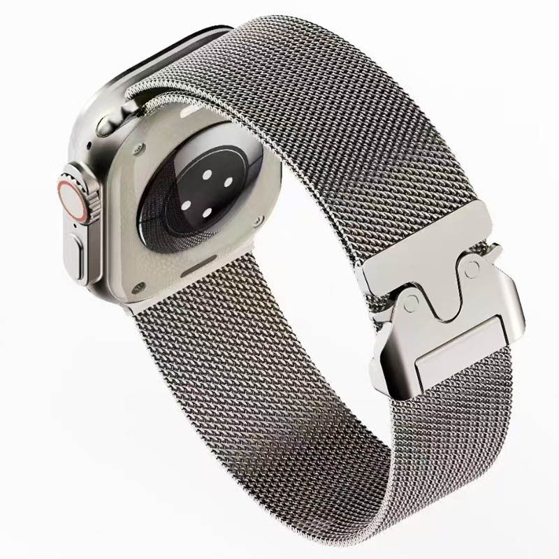 Фото Ремешок Milanese Loop New Design для Apple Watch 42(ser.1-3)/44/45/46/49mm (Starlight) в магазине vchehle.ua