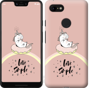 

Чохол Єдинорожки в пончике на Google Pixel 3a XL 875105