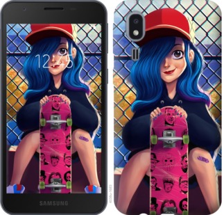 

Чехол Прикольная девочка со скейтбордом для Samsung Galaxy A2 Core A260F 763985