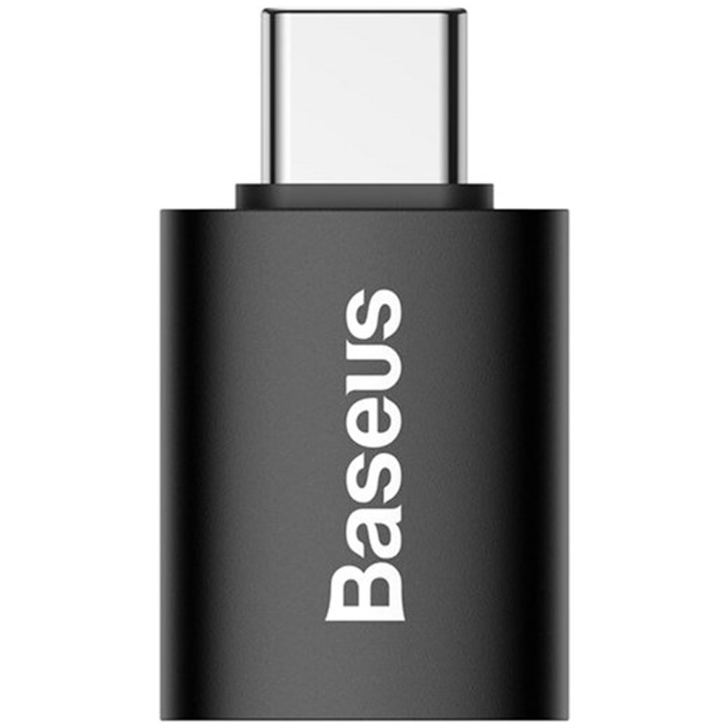 Фото Перехідник Baseus Ingenuity Series Mini Type-C to USB 3.1 (ZJJQ000001) (Black) в маназині vchehle.ua
