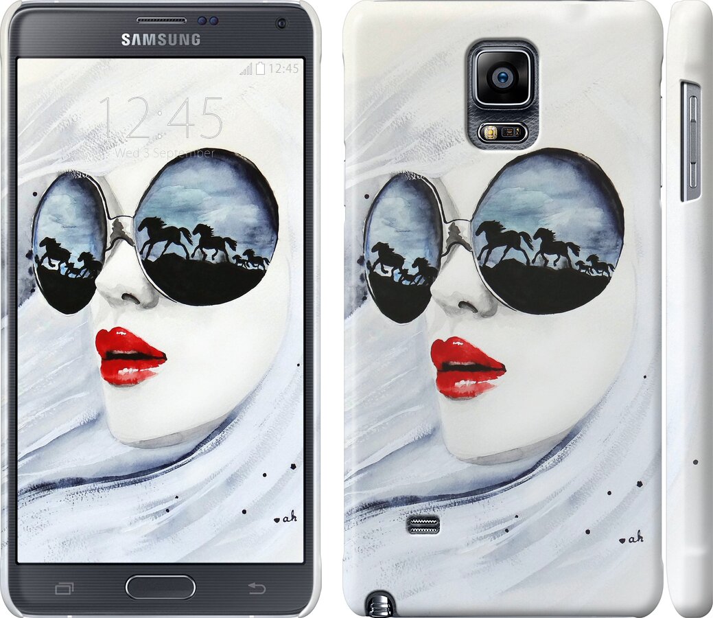 

Чохол Дівчина аквареллю на Samsung Galaxy Note 4 N910H 89753