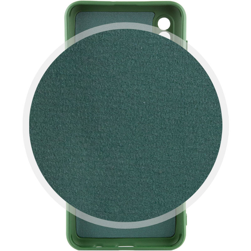 Фото Чохол Silicone Cover Lakshmi Full Camera (AA) на Samsung Galaxy A50 (A505F) / A50s / A30s (Зелений / Dark green) в маназині vchehle.ua