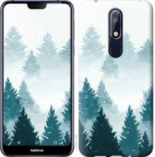 

Чохол Акварельні Ялинки на Nokia 7.1 862926