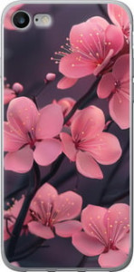 Чехол Пурпурная сакура для iPhone 8 (4.7")