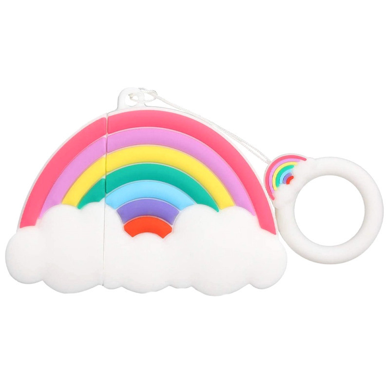 Силиконовый футляр Fairy Tale series для наушников AirPods 1/2 (Rainbow)