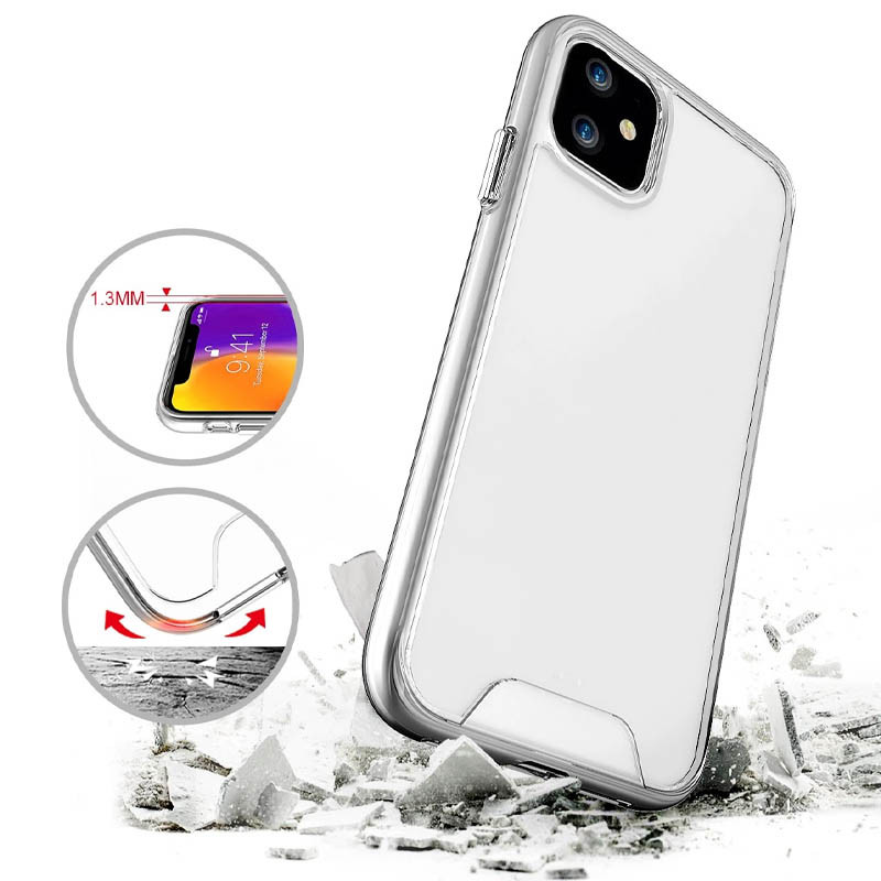 Заказать Чехол TPU Space Case transparent для Apple iPhone 11 (6.1") (Прозрачный) на vchehle.ua