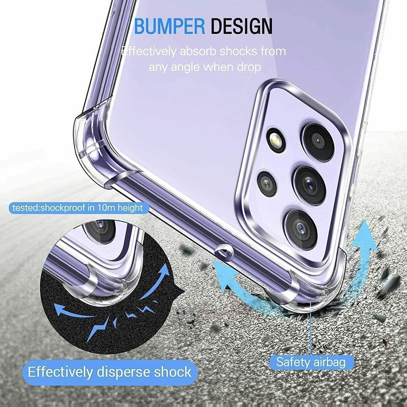 Купить TPU чехол Epic Ease с усиленными углами для Samsung Galaxy A32 4G (Бесцветный (прозрачный)) на vchehle.ua