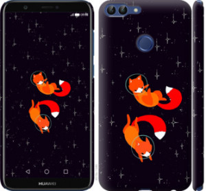 Чехол Лисички в космосе для Huawei P smart