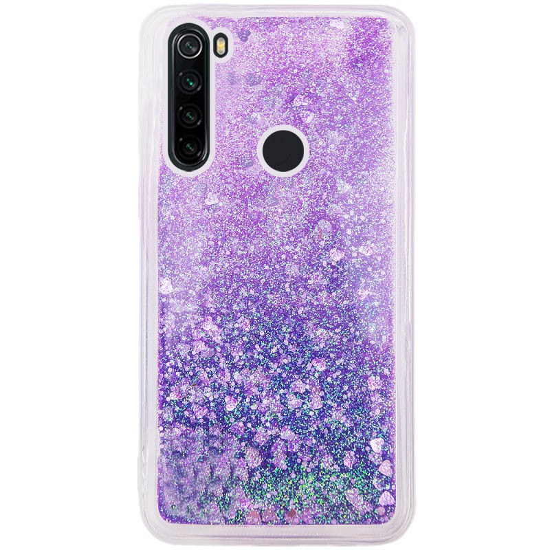 

TPU чехол Liquid hearts для Xiaomi Redmi Note 8T (Фиолетовый) 906167
