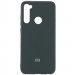 TPU чохол Matte LOGO на Xiaomi Redmi Note 8 / Note 8 2021 (Зелений / Dark Green)