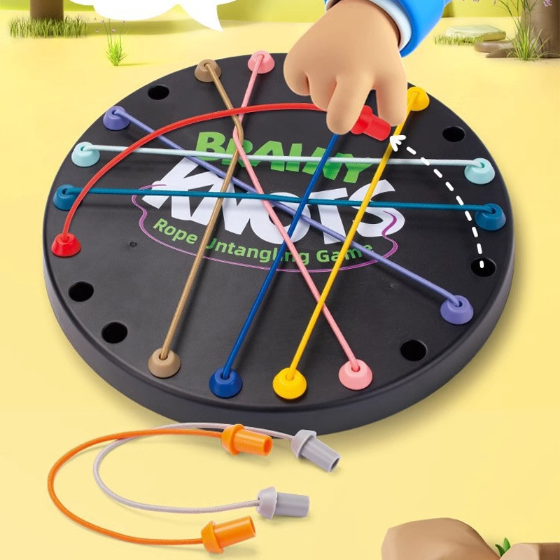 Фото Настільна інтерактивна гра Ummi M8J Rope Untangling Game (Black) в маназині vchehle.ua