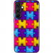 Фото TPU+PC чохол Prisma Fluffie на Samsung Galaxy A35 (Puzzle) на vchehle.ua