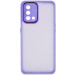 Фото TPU+PC чехол Accent для Oppo A74 4G (White / Purple) на vchehle.ua