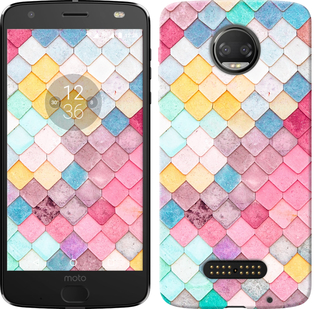 

Чехол Красочная черепица для Motorola Moto Z3 Play 670164
