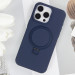 Фото Чохол Silicone Case Full Protective NO LOGO with Ring на Apple iPhone 12 Pro Max (6.7") (Dark Blue) на vchehle.ua