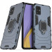 Фото Ударопрочный чехол Transformer Ring for Magnet для Samsung Galaxy A71 (Серый / Metal slate) в магазине vchehle.ua
