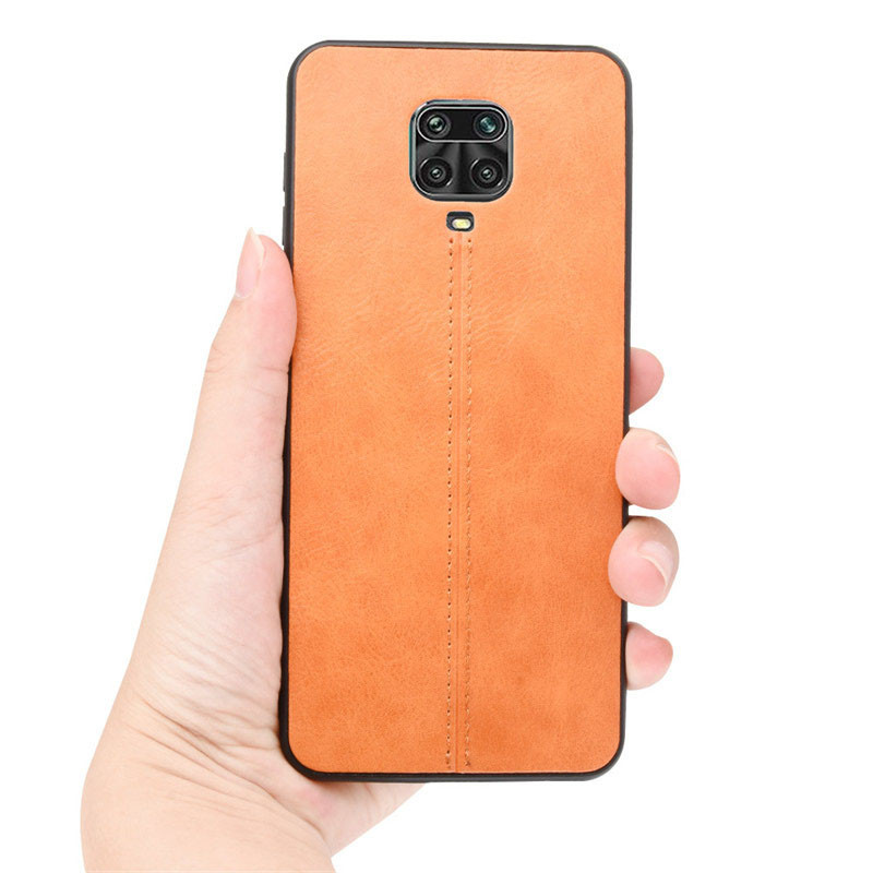 

Шкіряний чохол Line для Xiaomi Redmi Note 9 Pro (Коричневий) 908796