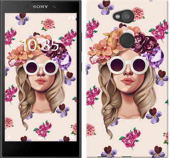 

Чехол Девушка с цветами v2 для Sony Xperia L2 H4311 612318