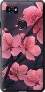 Чехол Пурпурная сакура для Google PixeL 2 XL