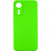 Чехол TPU GETMAN Liquid Silk Full Camera для Oppo A78 4G (Салатовый / Neon Green)