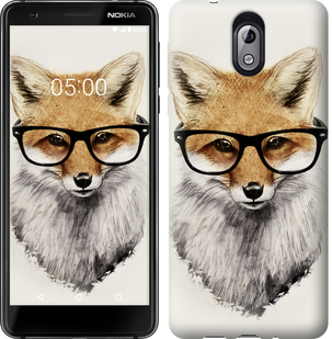 

Чехол Лис в очках для Nokia 3.1 668715