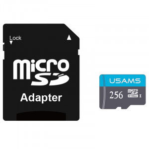 Карта пам'яті USAMS US-ZB270 TF High Speed ​​Card 256 Gb + adapter