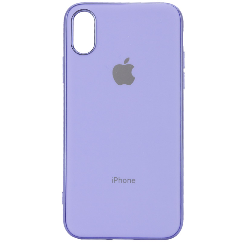 TPU чехол Matte LOGO для Apple iPhone XS Max (6.5") (Фиолетовый / Lilac)