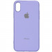 TPU чехол Matte LOGO для Apple iPhone XS Max (6.5") (Фиолетовый / Lilac)
