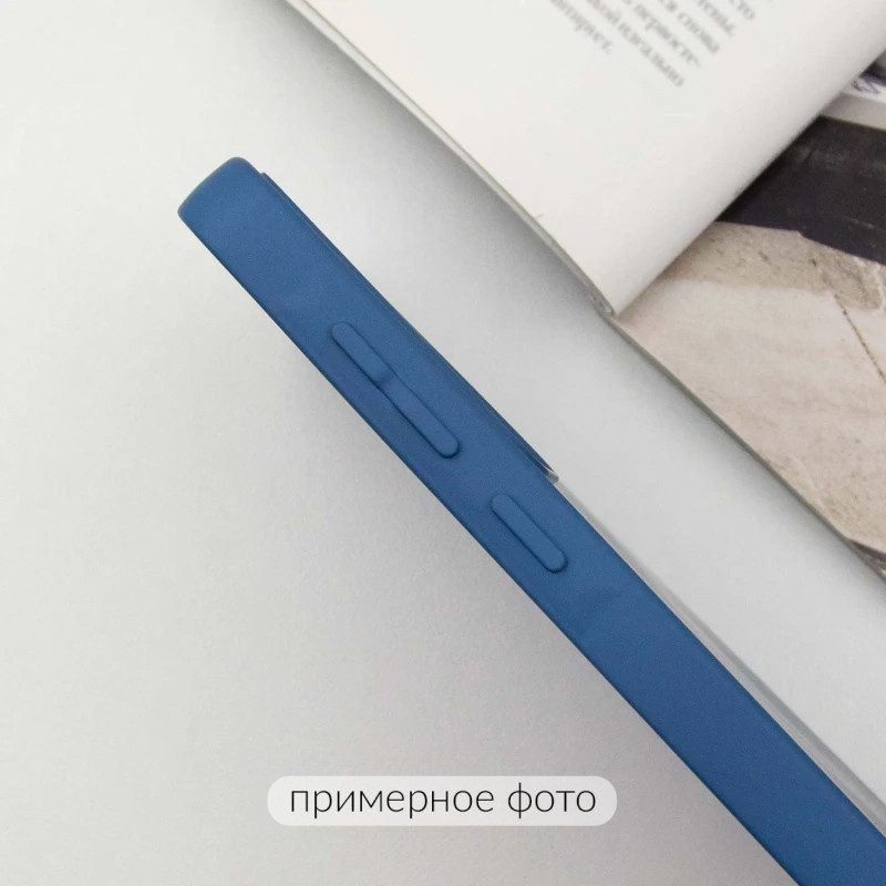 Чехол Silicone Cover Lakshmi Full Camera (AA) with MagFit для Motorola Edge 50 Fusion (Синий / Navy Blue) в магазине vchehle.ua