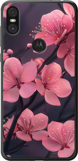 Чехол Пурпурная сакура для Motorola One