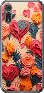 

Чехол Сердечки 3 для Motorola E6i 1645718