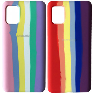 Чохол Silicone Cover Full Rainbow на Samsung Galaxy A31