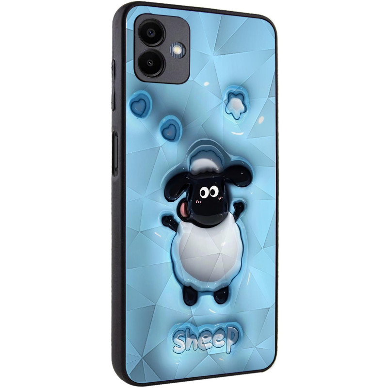 TPU+PC чехол Prisma Fluffie для Samsung Galaxy A06 (Sheep)