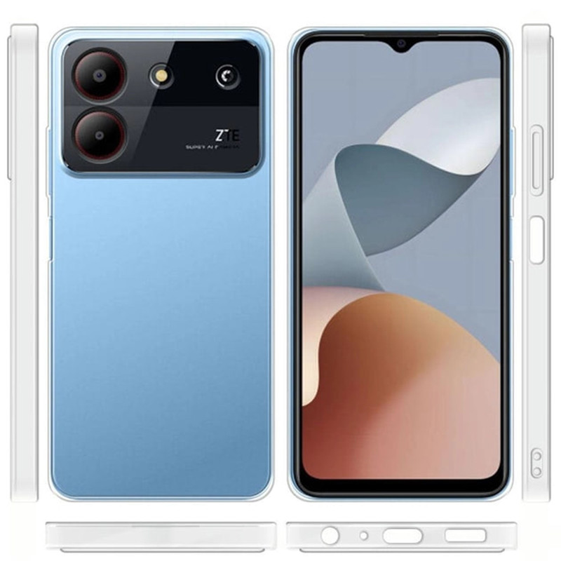 TPU чохол Epic Transparent 1,5mm Full Camera на ZTE Blade A54 4G (Безбарвний (прозорий)) в магазині vchehle.ua