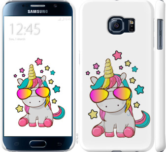 

Чехол Единорог в очках для Samsung Galaxy S6 G920 911539