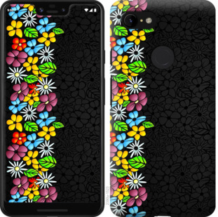 

Чохол квітковий орнамент на Google Pixel 3 XL 780667