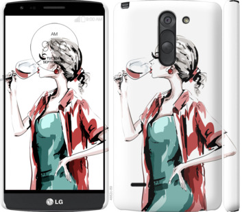 

Чохол Дівчина з келихом на LG G3 Stylus D690 841528